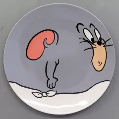 【中古】皿・ボウル タフィー プレート 「Happyくじ トムとジェリー TOM and JERRY FUNNY ART! 4」 C賞