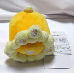 新品タグ付き　イエロー　ミャクミャク ロールお手玉 マスコット おてだま　オテダマ　ぬいぐるみ　限定　関西万博　大阪万博　会場　2025　EXPO2025　ツムツム風