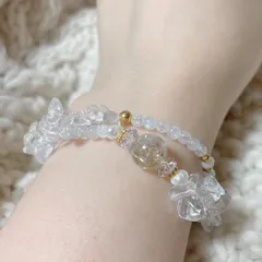 2連 パワーストーンブレスレット天然石15cm