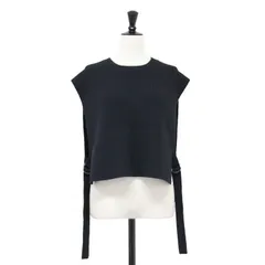 JOURNAL STANDARD ジャーナルスタンダード ベスト ブラック 黒 サイズ:FREE | 22春夏 コットン リリー ベスト / ニット | プルオーバー ショート丈 クルーネック | トップス セーター【レディース】【中古】