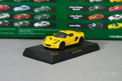 中古品＞京商 1/64 ロータス エキシージ イエロー ブリティッシュ ミニカーコレクション1 Kyosho 1/64 Lotus Exige  Yellow - メルカリ