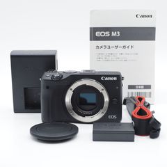 ★新品級★ Canon キヤノン ミラーレス一眼 EOS M3 ボディ ブラック #2706