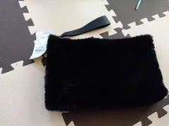 earth music&ecology　ファー　クラッチバッグ