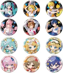 【中古】バッジ・ビンズ 全12種セット 「ピアプロキャラクターズ ホログラム缶バッジ(57mm) 01.ペンキver.(描き起こしイラスト)」