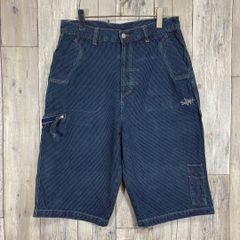 希少 激レア90s ショーンジョン デニム ショート ヒップホップ 極太 
