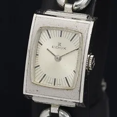 デッドストック 70s EDOX シェル文字盤 手巻 純正リューズ・尾錠 腕時計 デッドストック 70s EDOX シェル文字盤 手巻 純正リューズ・尾錠