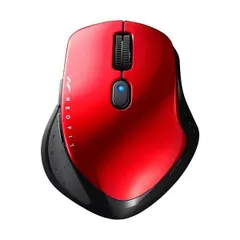 （まとめ）バッファロー 無線 BlueLED5ボタン ネオフィットマウス Sサイズ レッド BSMBW510SRD 1個〔×2セット〕のサムネイル
