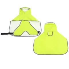 ☆ イエローグリーン ☆ 7XLサイズ ☆ ドックウェア レインコート pmydogwear06 犬 レインコート 大型犬 犬用レインコート ペット服 犬服 犬用 カッパ かっぱ 合羽 着せやすい おしゃれ シンプル かわいい フード お散歩 雨の日 雪