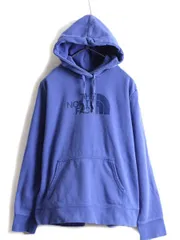 【お得なクーポン配布中!】 ノースフェイス プリント スウェット パーカー プルオーバー 裏起毛 紫 XL