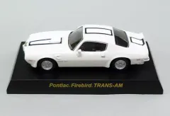 【中古】ミニカー 1/64 Pontiac Firebird TRANS-AM(ホワイト) 「USAスポーツカーミニカーコレクション2」