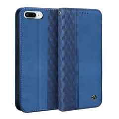 iPhone8 Plus ケース 手帳型 iPhone7 Plus ケース 通用 ひし形柄 Gedurya アイフォン8プラス ケース 手帳型 マグネット式 スタンド機能 アイフォン7プラス 携帯カバー カード収納 財布型 iPhone 8 Plus スマ 1