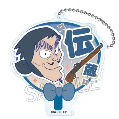【中古】キーホルダー 山田伝蔵 「忍たま乱太郎 デコうちわキーチェーンVol.2 D」