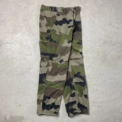 90年代 フランス軍  F2 CCEカモ カーゴパンツ メンズW28相当 レディース【SS2506】