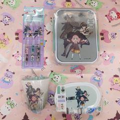 スパイファミリー 弁当箱セット 4点 アーニャ 歯ブラシ付き ランチグッズ