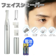 ロゼンスター メンズフェイスシェーバー 単4電池2本セット FM-051N