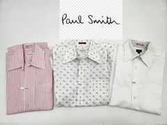 ポールスミス Paul Smith 長袖シャツ 3枚セット 花柄裏地 Mサイズ クリーニング済み