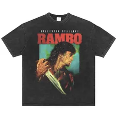 80s　ランボー　怒りの脱出 ヴィンテージ　Tシャツ　映画　ムービー 80年代 ランボー 怒りの脱出 ビンテージTシャツ Tシャツ