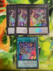 遊戯王 P.U.N.K.JAM FEVER！ P.U.N.K.JAMエクストリーム・セッション 4枚セット