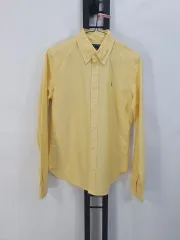 ポロ Ralph Lauren(ラルフローレン) シャツ オックスフォード 長袖 黄色 レディース 6