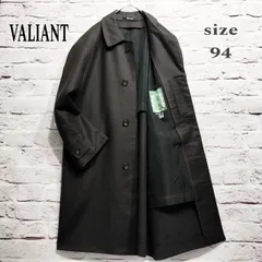 【ヴィンテージ】VALIANT ウール ステンカラーコート 比翼仕立て