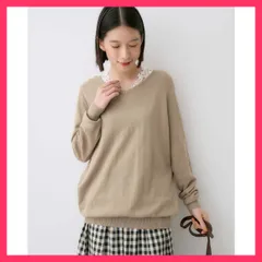 ★スタッフおすすめ★綿１００％Ｖネックセーター 【M～4Lの豊富なサイズ展開！】【抜群の着回し力！デコルテ美 上品　おすすめ おしゃれ　★売れ筋★　人気 高見え　高級感