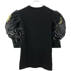 FACETASM ファセッタズム ギャザープリントスリーブトップス KG0-TEE-W01 ブラック 2のサムネイル