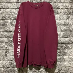 INDEPENDENT ロンT インディペンデント 袖ロゴ　XL アイアンクロス INDEPENDENT インディペンデント CROSS FILL クロス フィル