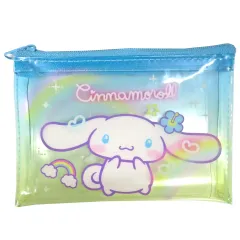 【中古】バッグ シナモロール(胸キュンメモリーズ) クリアフラットポーチ(S) 「サンリオキャラクターズ」