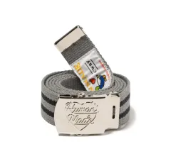 Human Made Heart Leather Belt | Silver