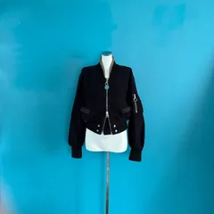 DIESELディーゼル　ブラック　XS ジップアップ変形ミリタリージャケット　ボンバージャケット