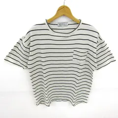 ビーミングライフストアバイビームス 半袖Ｔシャツ トップス ボーダー メンズ Lサイズ 白×黒 B:MING LIFE STORE by BEAMS 【中古】