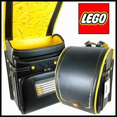 新品 定価74,800円 LEGO レゴ ランドセル 男の子用 黒xイエロー A4フラット LEGO(レゴ)ｘTAKASHIMAYA(高島屋)モデル