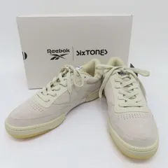 【未使用】Reebok × SixTONES リーボック ストーンズ CLUB C 85 VINTAGE クラブ ヴィンテージ RB00018 US8.5 26.5cm 箱有