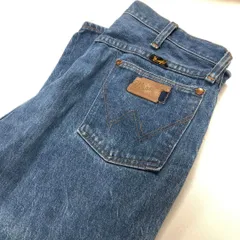 ラングラー W35L30 ストレートデニム ライトブルー メンズL