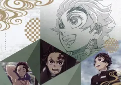 【中古】食器 竈門炭治郎(右向き) ペーパーランチョンマット 「鬼滅の刃 柱稽古編×ufotable DINING 第二期」 来店特典