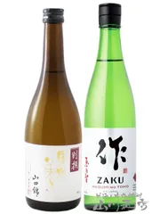 当店オススメ！ 人気の日本酒飲み比べ２本セット東洋美人 ( とうようびじん )  別撰 山田錦 720ml + 作 ( ざく ) 恵乃智 純米吟醸 750ml 各１本 【7767】【 日本酒セット 】【 要冷蔵 】のサムネイル