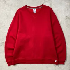00年代 RUSSELL ATHLETIC ラッセル アスレチックス リバースタイプ ブランクスウェットシャツ 無地 メンズXL 