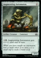 【中古】マジックザギャザリング [C]：【FOIL】Augmenting Automaton/増強自動機械