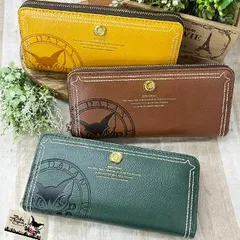 NEW ベベダヤン コアスタンプ ラウンドファスナー 長財布, Bebedayan わちふぃーるど べべダヤン 多収納 猫柄 長札 財布 ネコ ウォレット CAT ねこ ロングウォレット 可愛い 猫のダヤン 長財布 かわいい ワチフィールド