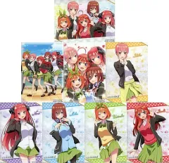 【中古】ポスター 全8種セット 「ジャンボカードダス 五等分の花嫁∬ A5クリアポスターコレクション」
