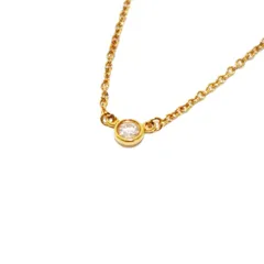 ティファニー 3.6mm バイザヤード ダイヤ ネックレス 750 4154