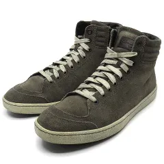 【Santoni】スエード ハイカット メンズ スニーカー Santoni】スエード ハイカット メンズ スニーカー (SANTONI