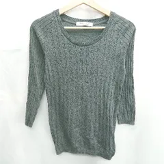 ◇ ⊇ BEAUTY&YOUTH UNITED ARROWS 長袖 ニットカットソー サイズF グレー レディース E  【1502060035477】