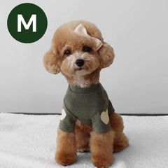 M　犬服　ハート　トレーナー　ドッグウェア  お散歩お出かけ
