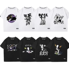 極美品 JOJOの奇妙な冒険 iggy THE FOOL グラフィック Tシャツ フリークスストア ジョジョの奇妙な冒険 イギー~THE FOOL~TEE L