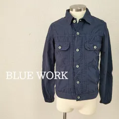 BLUE WORK ブルーワーク トゥモローランド 長袖シャツ ネイビー Sのサムネイル