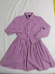 ポロ ラルフローレンガールズ シャツワンピース 14 サイズ