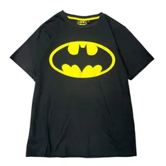 BatMan プリントTシャツ バットマン ブラック Lサイズ 半袖Tシャツ カットソー アニメTシャツ ムービーＴシャツ