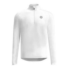 「海外サイズ」BIDI BADU(ビディバドゥ) メンズ CREW ハーフジップ 長袖シャツ 「定番」 M1330001-WH ホワイト(23y1mテニス)(320519675)