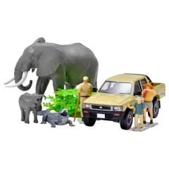 トミカ　ハイラックス　64-1 トミカ NO.64 トヨタ ハイラックス タイ警察仕様 AEON オリジナル